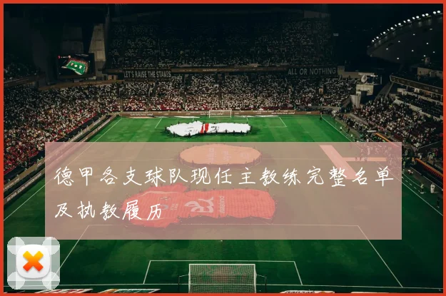 德甲各支球队现任主教练完整名单及执教履历